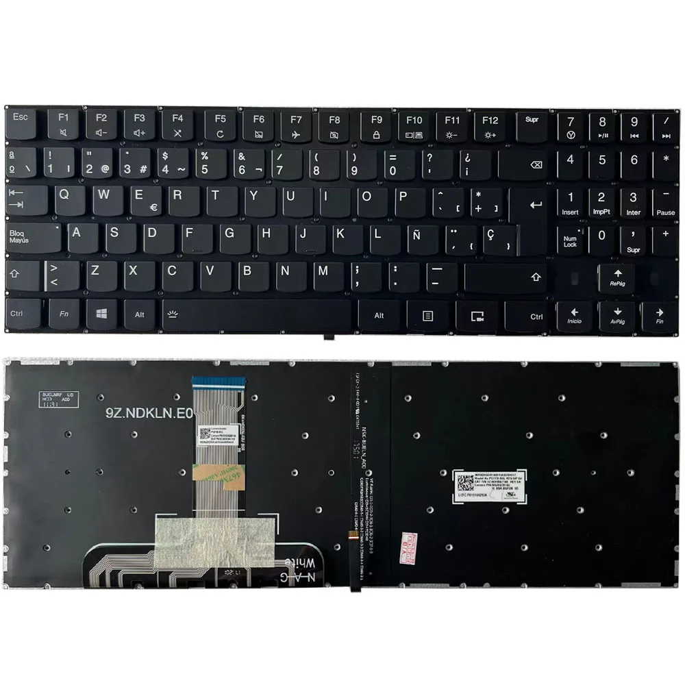 Teclado Retroiluminado para Lenovo Legion Espanhol e Latino Novo Y53015ich Y540-15irh Y720-15ikb Y520-15ikb Y540-17irh R720-15ikb sp la - Imagem 5