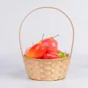 Kitchen Accessories Storage Basket New Handmade Large Capacity Rattan Fruit Basket Multifunction Durable Bamboo Flower Basket 4