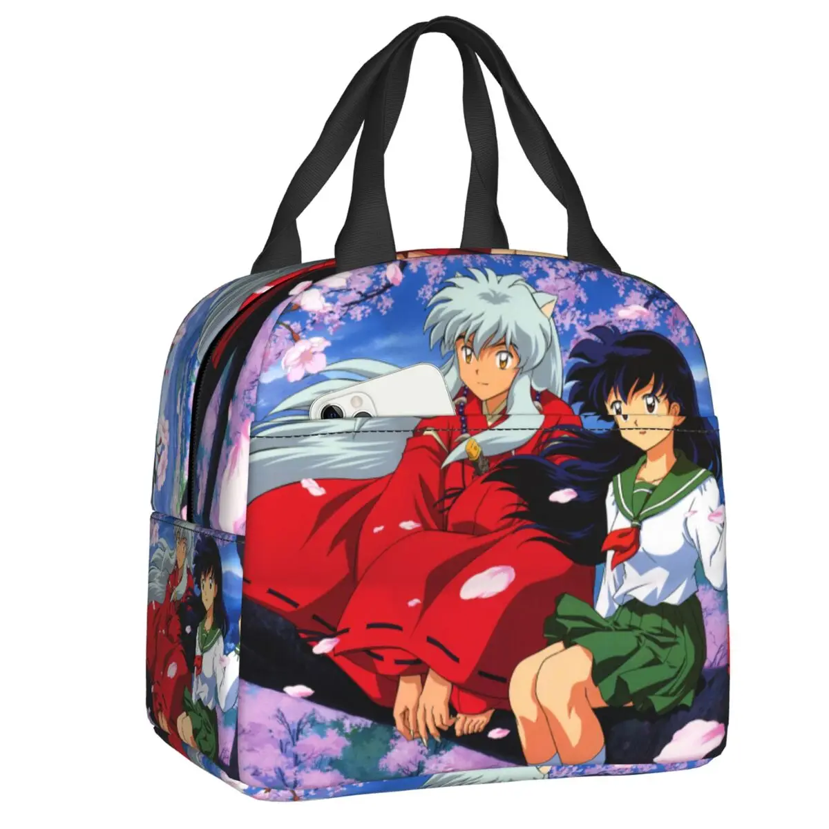 Demon Anime Inuyasha Kagome Higurashi Insulated Lunch Bag Resuable