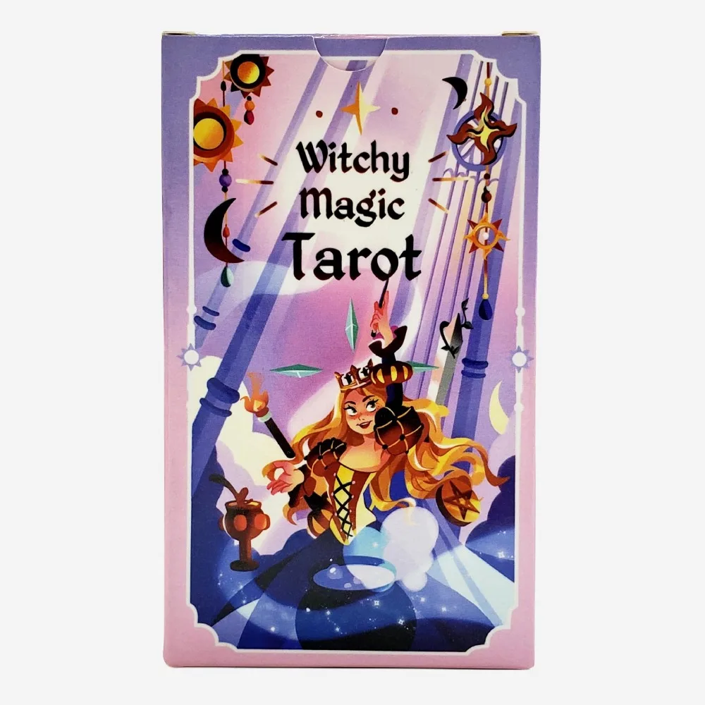 New Models 12X7 Witcher's Magic Tarot Board Game Cards Color Box Vacuum Molded Copperplate Paper Entertainment Products