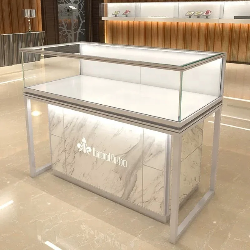 

custom，High-end jewelry Shop Interior Design jewelry Store Showcase Stainless Steel Jewellery Stand for Sale