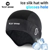 WEST BIKING Cool Mesh Cycling Caps For Men Anti-UV Running Mountaineering Summer Beanie Motorcycle MTB Bike Hat Under Helmet 1