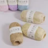 100g Xuefeier Cotton Grass Thread, DIY Woven Color Blocked Bag Hat, Dopamine Color Star Same Color Match,Soft Hand friendly 2