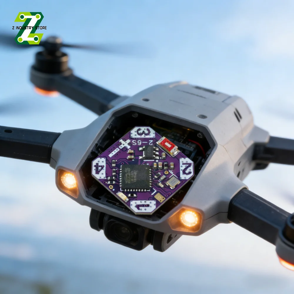 Contrôleur LED RVB 2-6S pour Drone FPV, 4 Canaux, WiFi, WS2812B