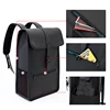 TINYAT New Men's Leather Backpack laptop Backpack for 14 15 inch Waterproof Travel Backpack for School Hiking Finshing Backpack 4