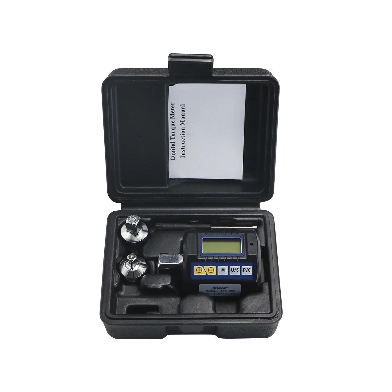 SHAHE Digital Torque Adapter 1/2"Drive Include Adapters for 3/8" and 1/4" Electronic Torque Wrench Bike Set Car Repair Bicycle 6