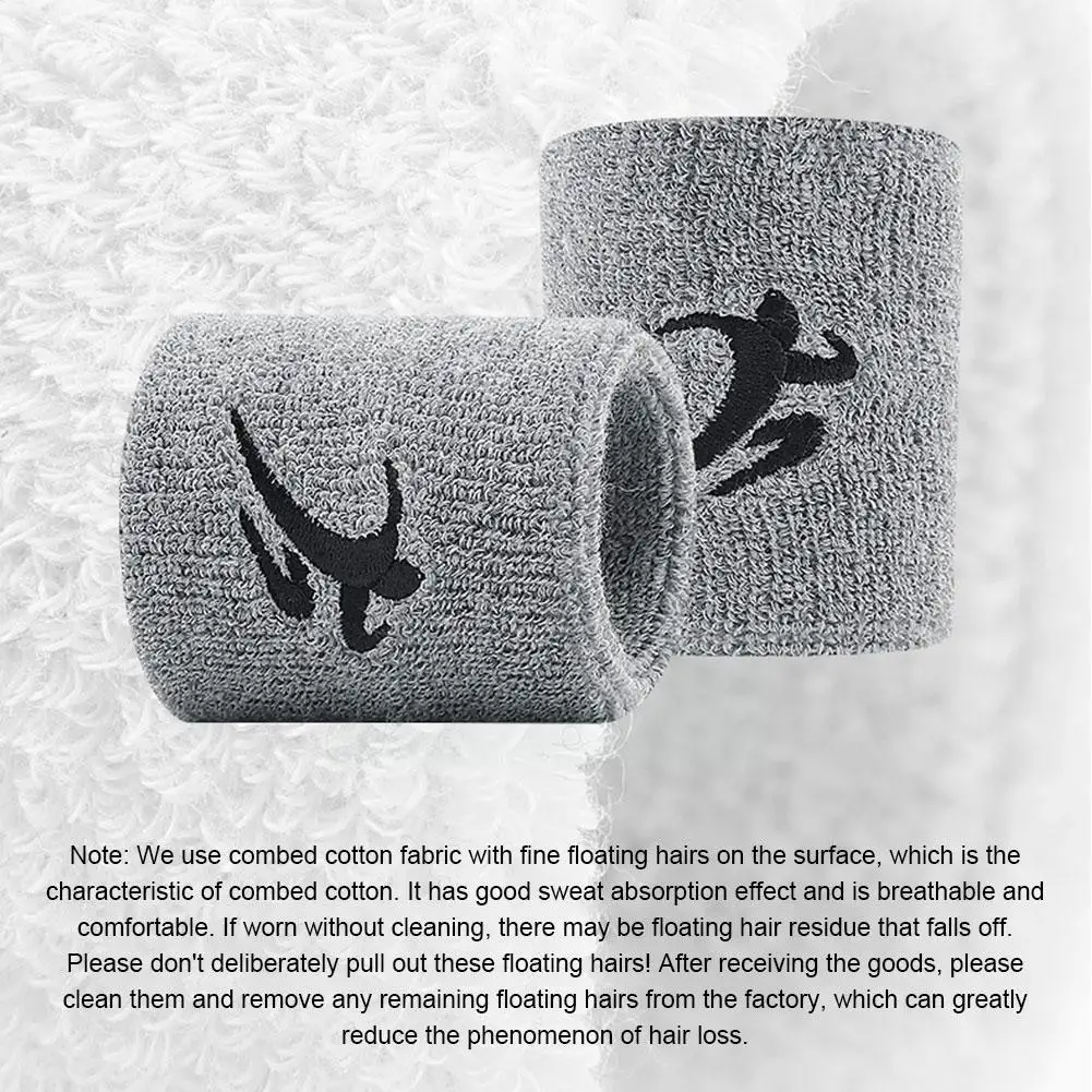 

1 Pcs Cotton Men Sport Sweatband Wristband Wrist Protector Wrist Support Gym Running Safety Wrap Sport Brace Bandage O3p5