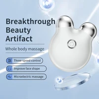 Mini Micro Current EMS Beauty Instrument Portable Rollers Face Slimming Massager EMS Delicate Contour Lifting Firming Skin Care 2