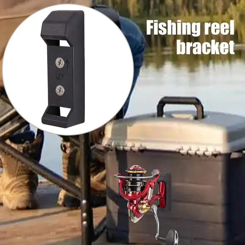 Fishing Reel Holder Wall Mount Rack Reel Storage Holder Display Stand with Screws Fishing Accessories for Garage Organization