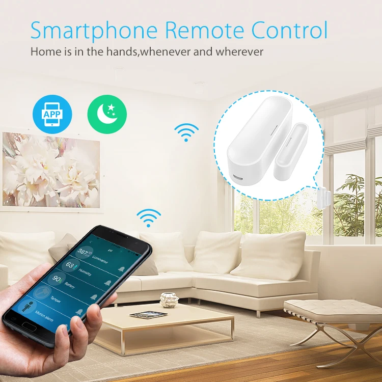 NEO Coolcam Z-Wave Plus Door Window Sensor With Temperature Humidity 700 Series