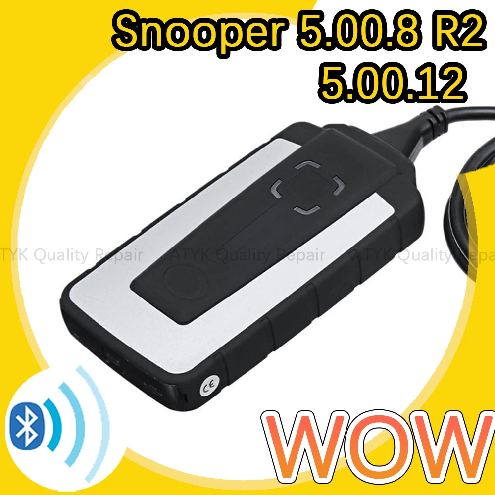 Wow Muslimah Wow Snooper 5.00.8 R2 Bluetooth Con Strumenti Di Ispezione Keygen Scanner Obd2 Automotriz Strumento Diagnostico Ecu Vcds