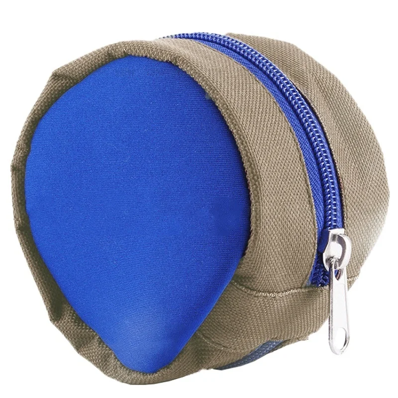 Waterproof Zipper Fly Fishing Reel Bag Shockproof Sponge Protective Pouch Anti-scratch Fishing Reel Storage Cover Fishing Gear Case — Color: A