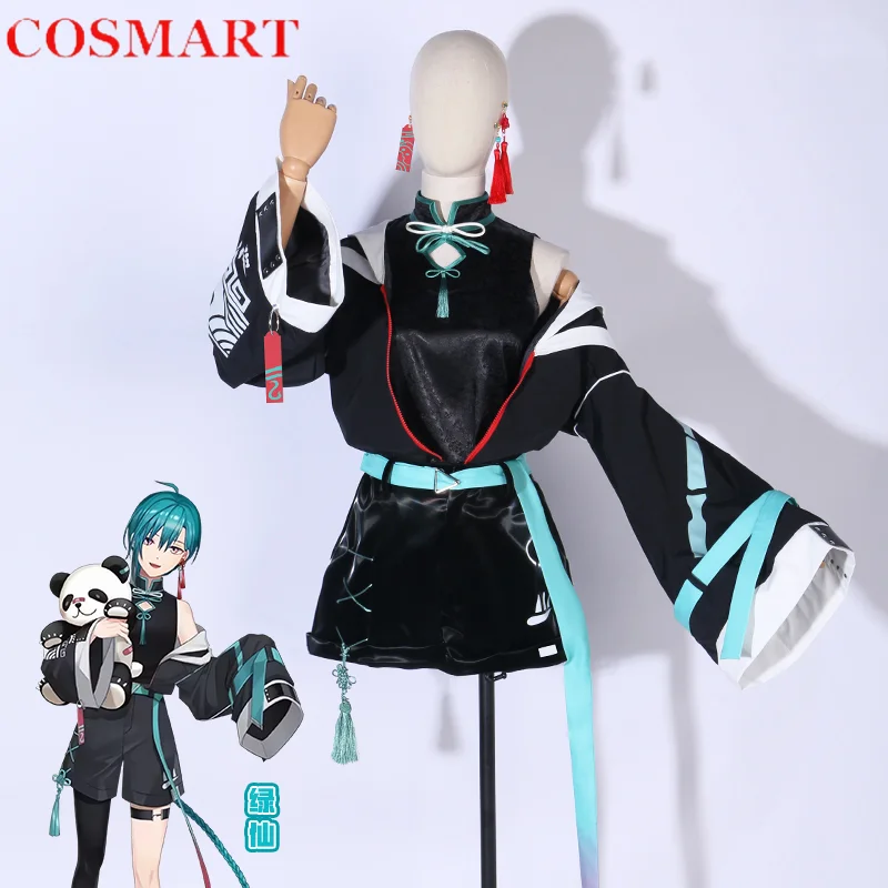 

COSMART Virtual Idol Vtuber Ryushen Men Women Cosplay Costume Cos Game Anime Party Uniform Hallowen Play Role Clothes Clothing