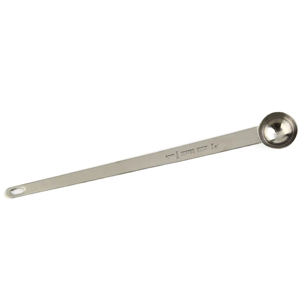 

Brand New Durable High Quality Measuring Spoon Kitchen Tools Coffee Graduated Spoon Engraving Double Unit Portable