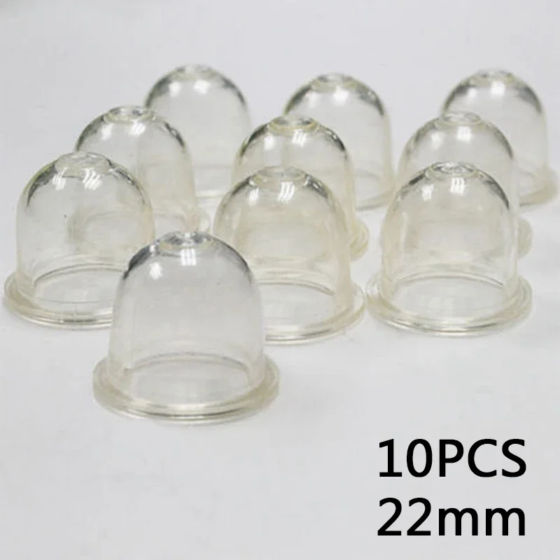 

10pcs Transparent Fuel Pump Carburetor Primer Bulb 19/22 Mm Oil Bubble For Chainsaws Blower Trimmer Brush Cutter Gardening Tool