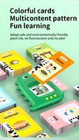 Talking Early Education Flash Card Machine Baby Preschool Learning English Reading Machine Audio Book Toys Interactive Gift 2