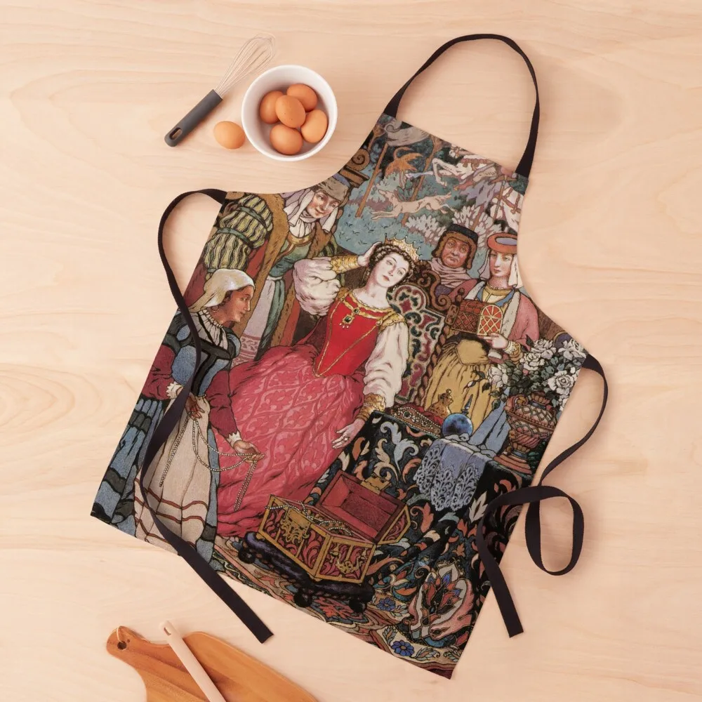 

Maryna Princess of Poland Boris Zvorykin Apron Kitchen Items For Home kitchen girl beauty master Apron