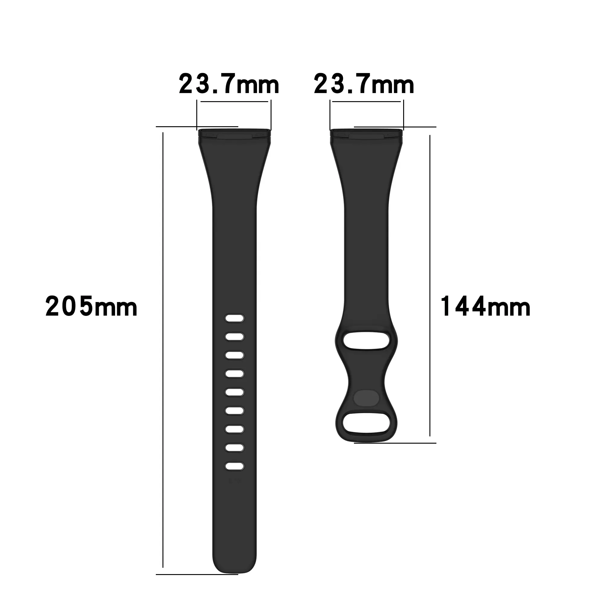 12-Color Pack: Slim Silicone Strap Set