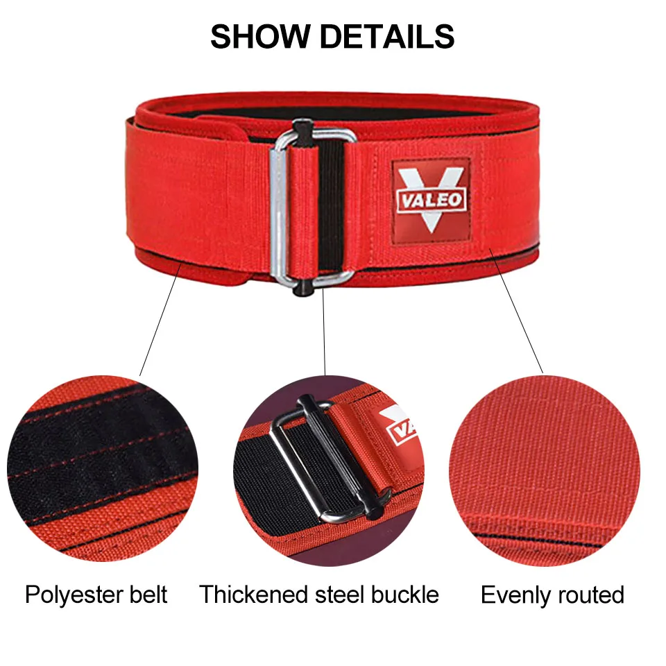 Enhanced Fitness Weightlifting Belt with Adjustable Lumbar Support and Metal Buckle