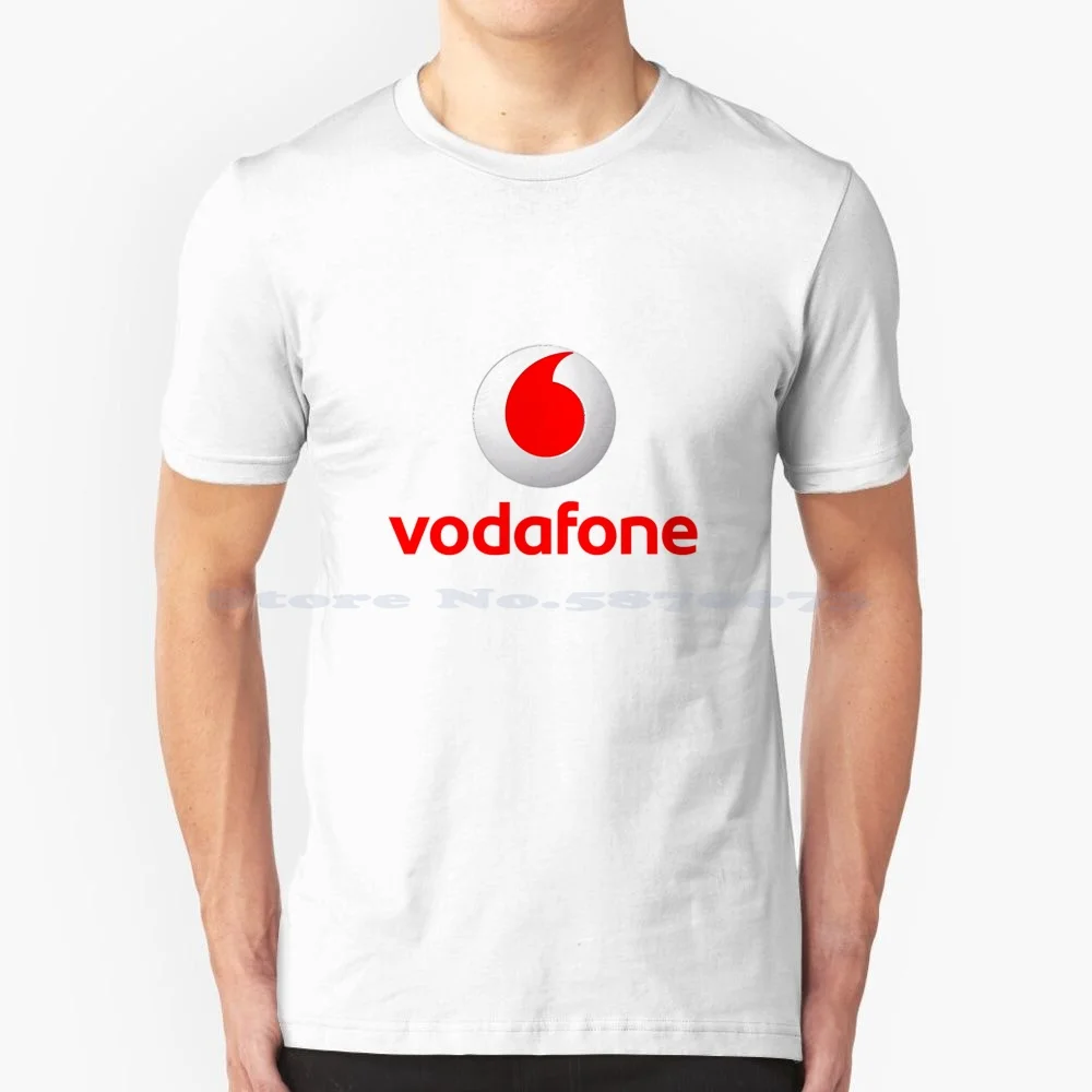 T-Shirt Vodafone 100% Cotone T-Shirt Vodafone