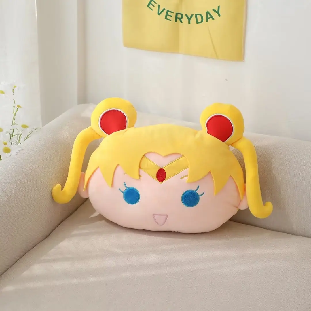 Plush Toys Anime Sailor Moon Plush Pillow Kawaii Tsukino Usagi Chiba Mamoru Stuffed Doll Girlish Gifts Birthday Present