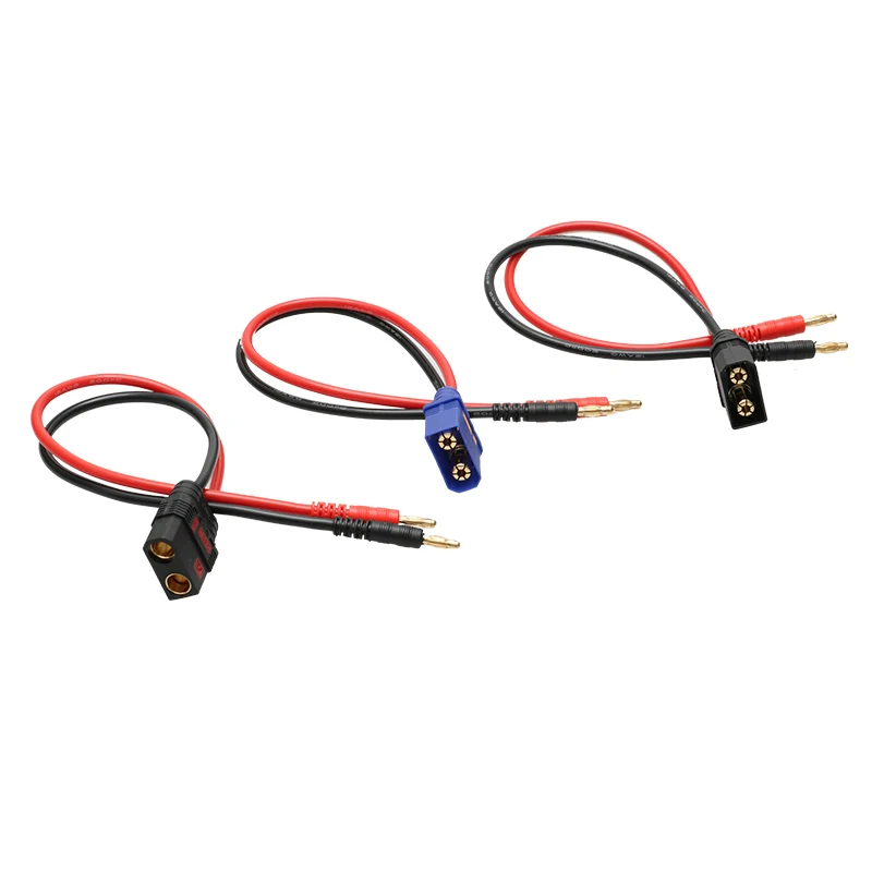 

2 шт. 12AWG 4,0 мм Банановая головка для переноса внешней мужской/женской штепсельной вилки, адаптер для зарядного устройства для RC сельскохозяйственного дрона, литиевой батареи