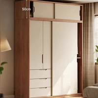 Armoire en bois pour chambre à coucher, organisateur de rangement pour femmes, armoire de luxe, étagères d'hôtel, meubles Szafa Tekstylna Na Ubrania 2