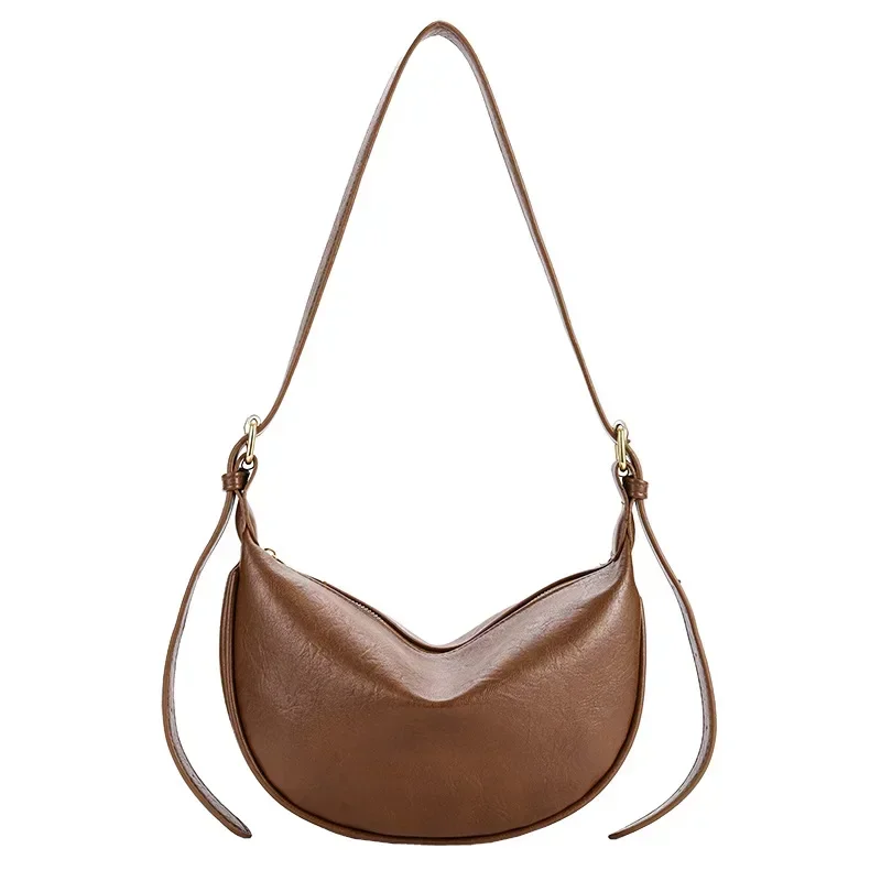 Vintage Crossbody Bags for Women Large Capacity Luxury Handbags Solid Soft Shoulder Bags Female Casual Travel Hobos Bag Sac New 11