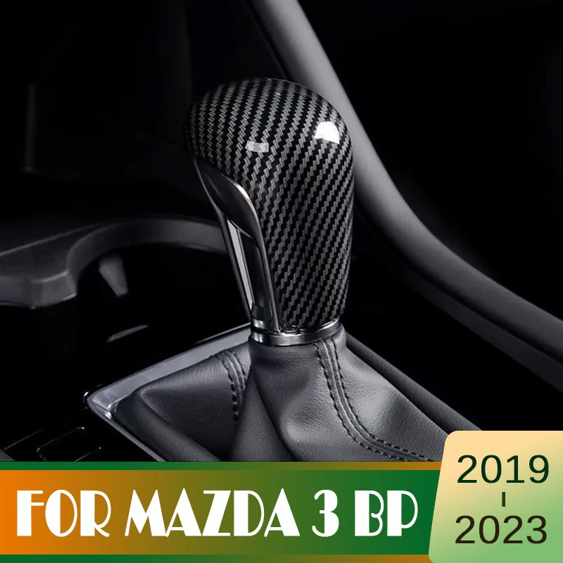 

Для Mazda 3 BP CX30 CX-30 DM 2019 2020 2021 2022 2023 Автомобильная крышка переключения передач ABS крышка накладки стикер аксессуары для интерьера
