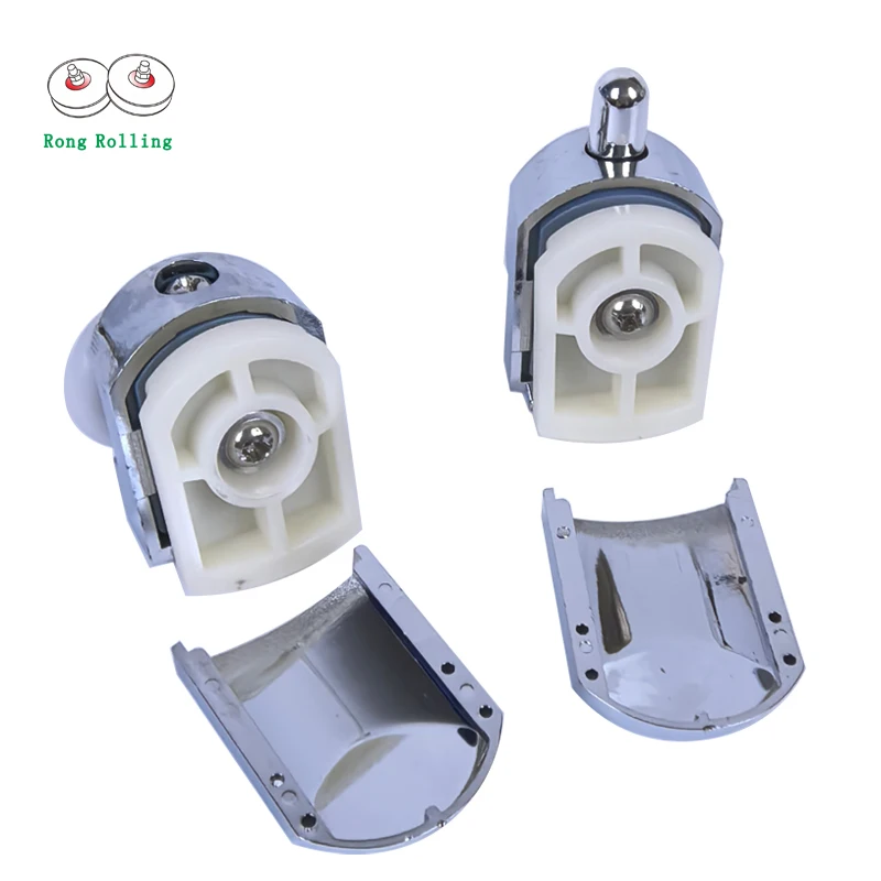 Shower Door Rollers Wheel Runner Bathroom Sliding Door Rail Roller Wheels 23mm 25mm Single Runner Shower Rollers shower door rollers sliding door roller shower room rollers 4pcs