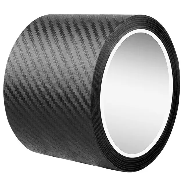 Carbon Fiber Car Sticker Pasting Protective Strip Car Sill Rearview