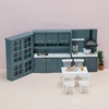 1Pc/Set 1:12 Dollhouse Miniature Wooden Kitchen Furniture Cupboard Worktop Counter Dolls House Kitchen Set Accessories Kids Toy 4