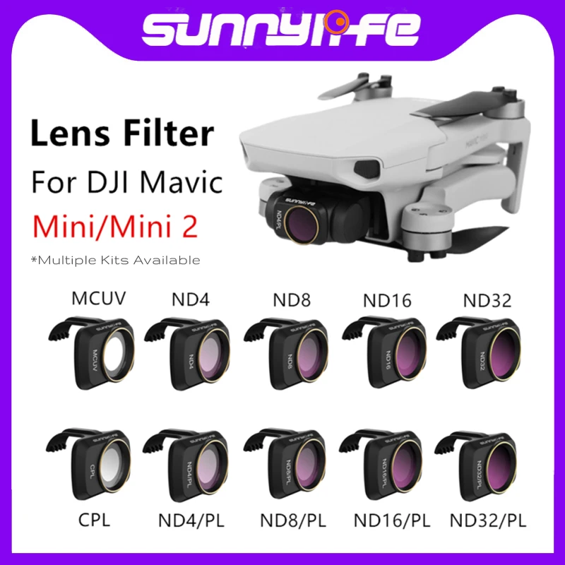 Filtre Polarisant ND4 PL Pour DJI Mavic Mini – Sunnylife – Neuf