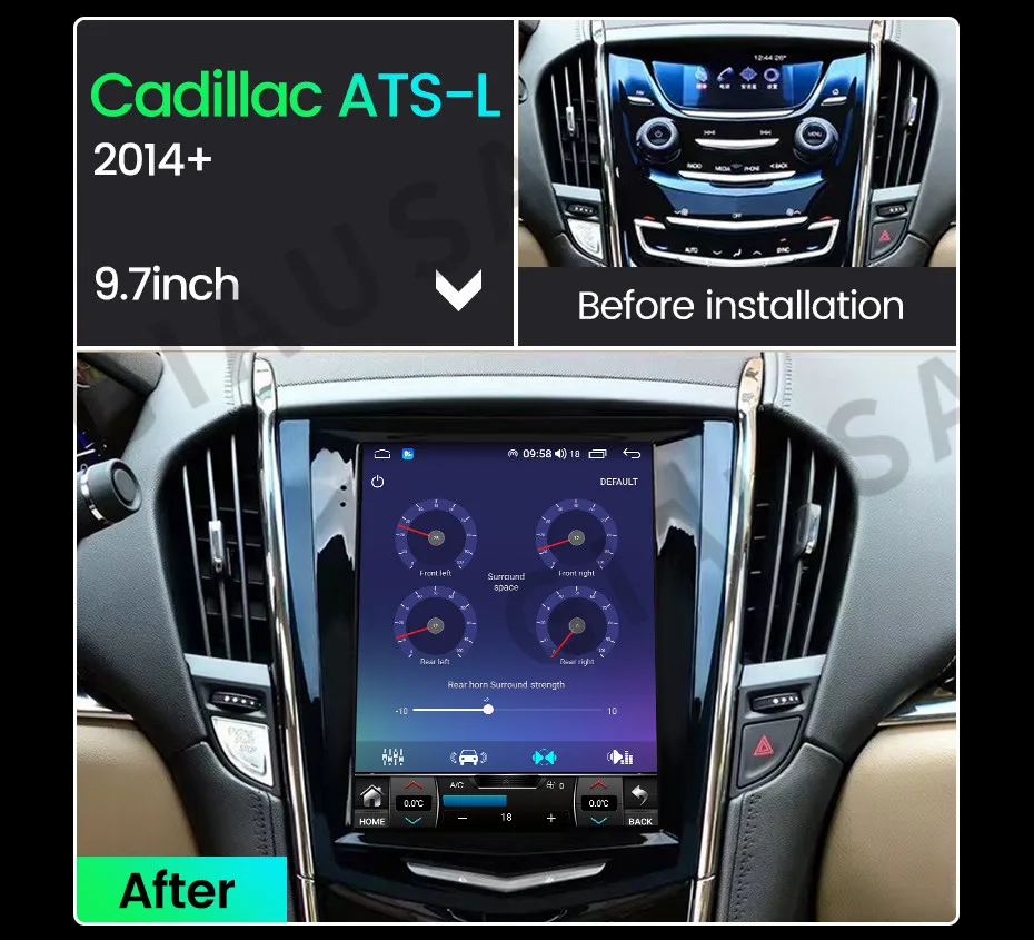 

Android Screen For Cadillac ATS XTS SRX CTS ATSL 2013-2018 Car Auto Radio Multimedia Stereo Carplay Bluetooth Head Unit DSP GPS