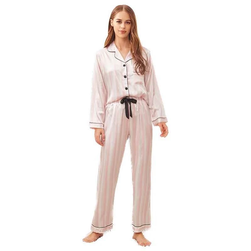 ensembles-de-pyjamas-a-manches-longues-pour-femmes-couverture-rayee-imprimee-col-colore-vetements-de-maison-en-satin-de-glace