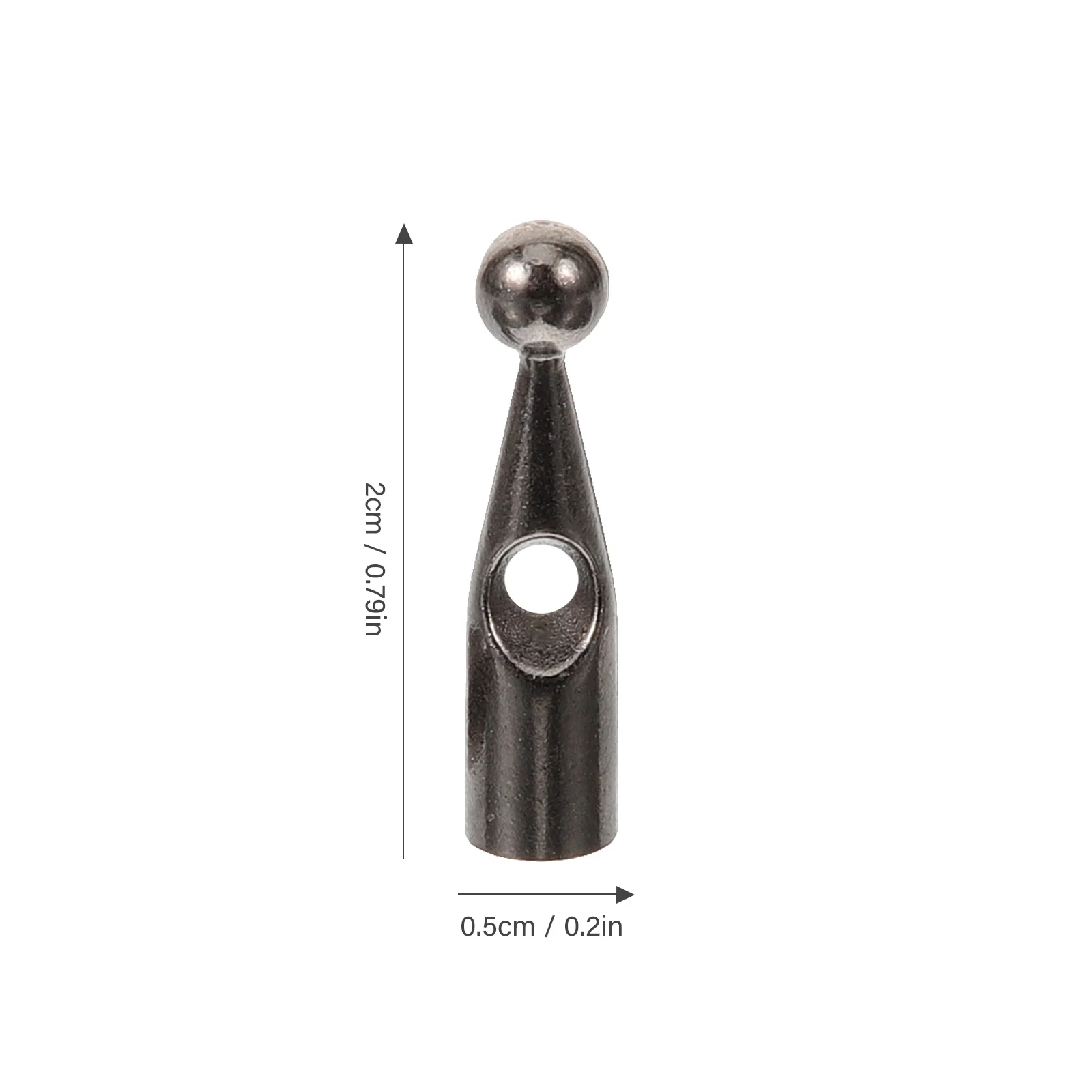 10Pcs Umbrella Tail Beads Replacement Umbrella Beads Metal Tail Bone Covers Universal Bead