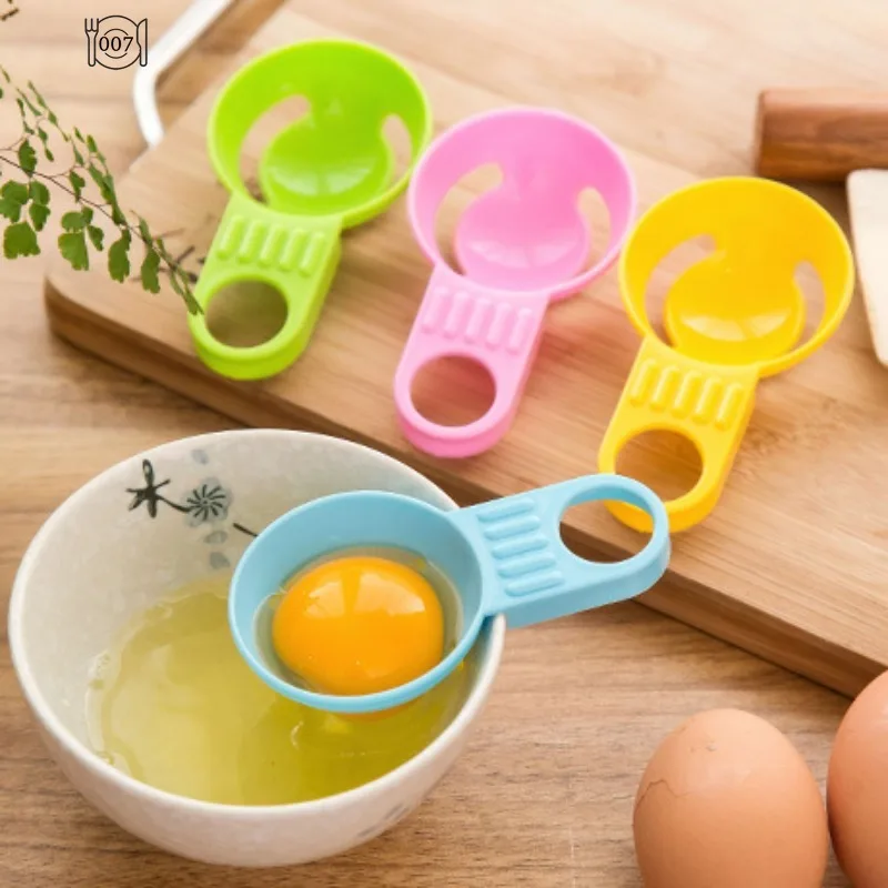 Creative Color Short-handed Egg White Separator Egg Processing Egg Dispenser Kitchen Baking Tools 1 Pc