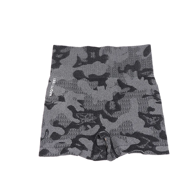 Camo Women High Waist Yoga Shorts Cycling Fitness Scrunch Butt Legging Sportswear