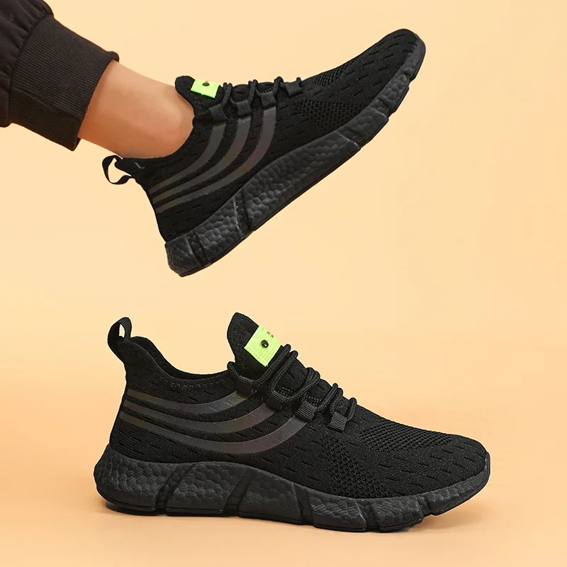Men's Casual Running Shoes Breathable Lightweight Sneakers Outdoor Sports Walking Tenis Shoes Luxury Athletic Jogging Shoes 2025