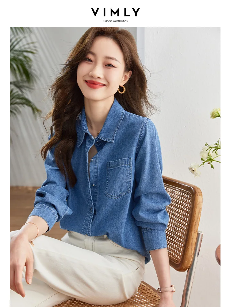 Buy Pepe Jeans Blue Cotton Regular Fit Shirt for Women Online @ Tata CLiQ