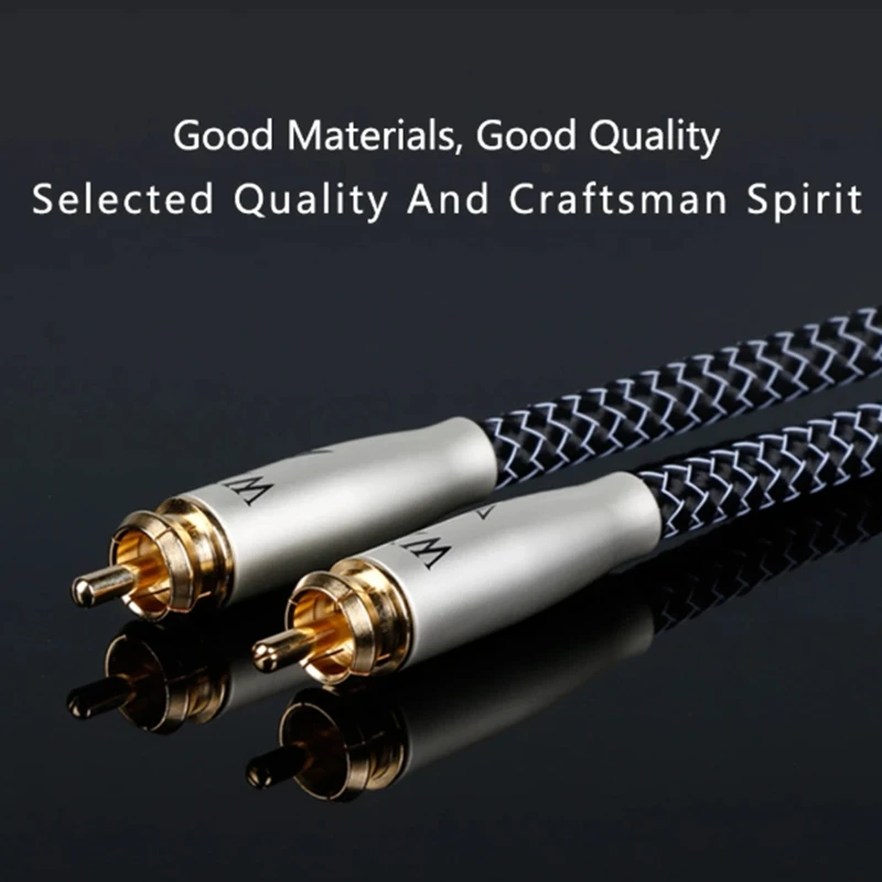 

Цифровой коаксиальный аудио-кабель SPDIF HIFI с посеребрением на OCC