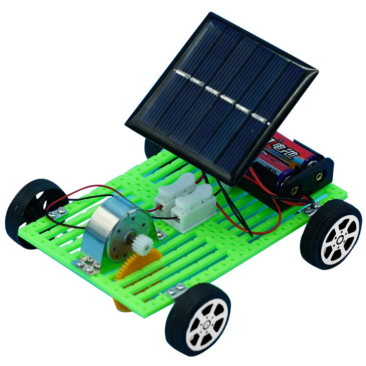 Creative Solar Car Technology Small Production Kids Science Experiments Small Invention Toy Handmade DIY Material Kit