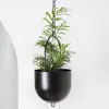 hanging flower pots creative metal plant baskets