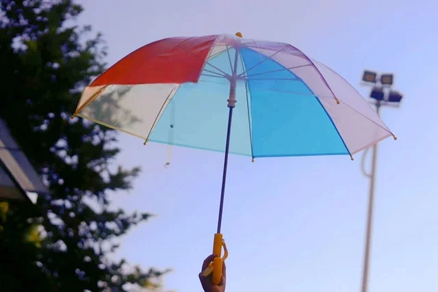  Paraguas transparente para niños con un mango de fácil agarre,  paraguas de cúpula, resistente al viento para niños y niñas (estrellas  pequeñas) : Ropa, Zapatos y Joyería