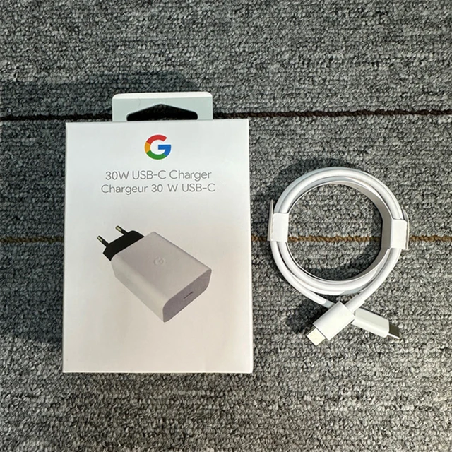 Google-cargador de USB-C de 30W, adaptador de carga rápida Pixel 7, 6, 5  pro, 5A, Compatible con productos de Google y otros dispositivos de USB-C -  AliExpress