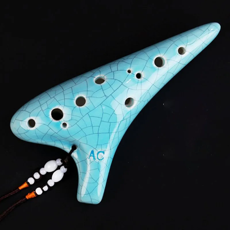 12 Holes Ocarina Alto Tone C Ocarinas Orff Instruments Ocarina of Time Professional Musical Instrumentation Offers Accessories