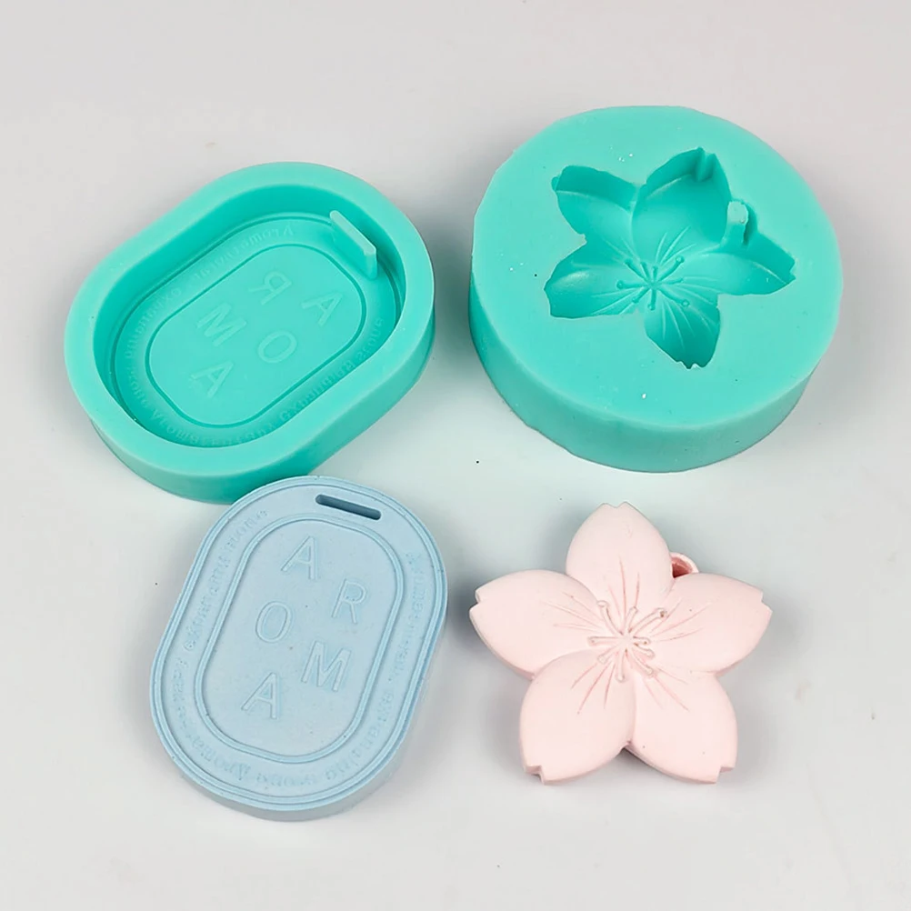 Silicone Mold DIY Resin Aromatherapy Tablet Mold Flower Soap Molds for Soap  Making Hanging Ornaments Wax Mold - AliExpress