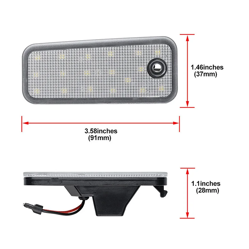 LED ȣ ,  Ÿ DM ׷ Ÿ NC L266 2013-2018  , 18LED ȣ , ڵ ׼, 2 