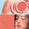New 6 Colors Blush Makeup Palette Mineral Powder Red Rouge Lasting Natural Cream Cheek Tint Orange Peach Pink Blush Cosmetic 1