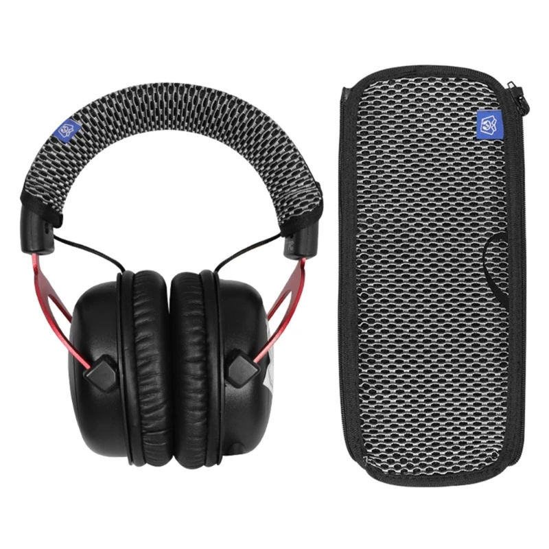 Flexible HeadBand Cover Protectors with Zipper Closing for HyperX Cloud II